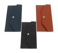 BESTonZON 3 Piezas Cartera Minimalista de Mujer Carteras Sobres de Cuero PU para Finanzas Personales para Llevar Bolsos Organizadores de Tarjetas Compactos para Mujer para Tarjetas