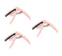 BESTonZON 3 Piezas cejilla accesorios guitarra guitar accessories clip de guitarra afinador capo de para acustica clásica juego de electrica accesorio de