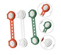 BESTonZON 3 Piezas Cerradura Del Cajón Cerraduras Para Cajones De Bebe Cerraduras Para Gabinetes De Bebe Cerraduras De Seguridad Para Bebés Niño Abdominales Anti-pellizco Refrigerador