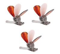 BESTonZON 3 Piezas Clip de púa de Guitarra Porta púas con púa de Guitarra Soporte de Guitarra electrica selección de Ukelele Clip para Cuerdas de Guitarra Herramienta para guitarristas