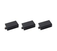 BESTonZON 3 Piezas cubierta pastilla humbucker kits brillo rubor cubierta humbucker sellada cubierta humbucker pastillas duales colocar Estuche protector pasar a buscar