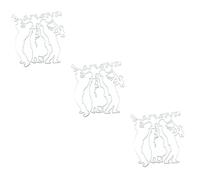BESTonZON 3 Piezas De Corte De Papel Hecho A Mano Troqueles Para Hacer Tarjetas Nota Musical Troquelada Música De Metal Troqueles De Metal Música Troqueles De Corte En Troquelado