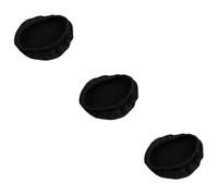 BESTonZON 3 Piezas Funda Silenciosa Bajo Cenicero Aire Libre Protector De Campana De Trompeta Cubierta De Campana De Instrumento De Banda Saxofón Mudo Silenciador Saxo Alto Black Franela