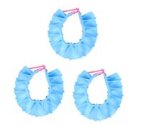 BESTonZON 3 Piezas gorro de baño infantil gorro de ducha de champú para bebé sombrero de champú de baño tapa protectora de lavado protector de champú para bebés gorro de ducha de bebé Blue