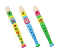 BESTonZON 3 Piezas Juguete Flauta Musical Infantil Instrumento de Viento Educativo con Diseño y Divertido para Desarrollo de Coordinación y Flexibilidad Manual