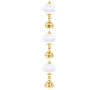 BESTonZON 3 Piezas Lámpara Miniatura para Decoración de Casa de Muñecas Adorno de Mesita de Noche Accesorio Chic para Mini y Manualidades
