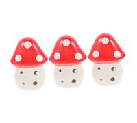 BESTonZON 3 Piezas ocarina juguete champiñones pequeños regalos musicales Flauta de cerámica infantiles juego de madera instrumento musical instrumento étnico mini hongo niño