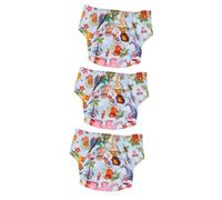 BESTonZON 3 Piezas pañ lavable pañ de natación reutilizable pantalones de entrenamiento para ir baño orinar ajustables entrenamiento de para bebés pañ de bebe