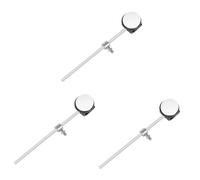 BESTonZON 3 Piezas Pedal De Tambor Cabeza De Martillo Pedal De Tambor Batidor Kit De Tambor Batidor De Un Solo Pedal Batidor De Tambor Suave Accesorio De Tambor Pedal De Tambor Reemplazar