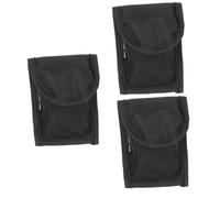 BESTonZON 3 Piezas pequeña bolsa de boquilla titular de la cabeza de flauta funda para boquilla Estuche saxofón Accesorio instrumento musical boquilla de saxo alto bolsos de mano tela oxford