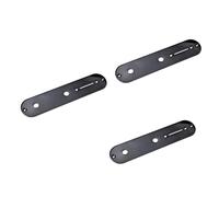 BESTonZON 3 Piezas Placa De Control De Metal Puente Rígido De Carga Placa De Control De Marcha Guitarra Puente Humbucker Goldendoodle Accessories Cordones El Bajo Placa De Hierro