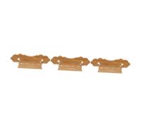 BESTonZON 3 Piezas Puente De Pipa Guitarras Para Niños Instrumentos De Madera Del Cordal Del Puente Accesorio De Reemplazo De Laúd Cordal Del Puente De Laúd Sillín Bambú Adulto