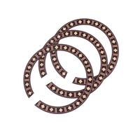 BESTonZON 3 piezas Roseta de Boca para Guitarra Acústica Accesorios de Madera Duradera Decoración para Orificio de Sonido