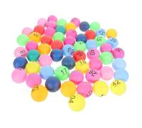 BESTonZON 3 Series Bolas De Lotería Uds para Actividades De Fiesta Bolas De Plástico Numeradas del Entretenimiento 60 Piezas X 3