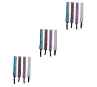 BESTonZON 3 Series Diademas Deportivas Antideslizantes Para Paquete Lentejuelas Ajustables Y Transpirables Para Yoga Correr 4 Piezas X 3