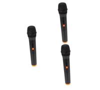BESTonZON 3 Uds Micrófono De Simulación Micrófono Falso Micrófono De Juego De Simulación Accesorio De Modelado Micrófono De Rendimiento Escénico Micrófono De Simulación Accesorio Micrófono