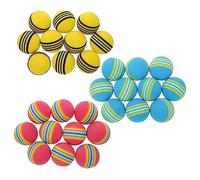 BESTonZON 30 Piezas Bolas de Golf de Práctica Interiores Bolas de Entrenamiento Eva Suaves y Duraderas para Mascotas Colores Surtidos para Ejercicio y Juego Casa