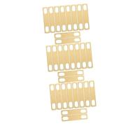 BESTonZON 30 Piezas De Refuerzo De Guitarra Accesorios De Guitarra Arandelas Arandela De Cuello De Guitarra Cuña De Metal Con Cuello De Metal Cuñas De Cuello De Guitarra De Metal Cobre