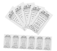 BESTonZON 30 Piezas Tarjetas de Cuidado para Vasos de Instrucciones Prácticas para Pequeño y Paquete de Unidades para Tienda Online