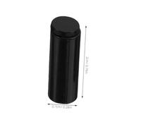 BESTonZON 30 Puntas de Metal para Cordones de Sudadera y Pantalón, Cierres Decorativos Negros de 20x7 Mm, Tapas Metálicas para Extremos de Cordón, Accesorio Resistente para