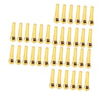 BESTonZON 36 Piezas pasadores puente guitarra metal accesorios guitarra guitar accessories puente chuanmei chapas pasadores puente guitarra latón balada alfiler
