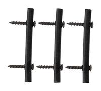 BESTonZON 3juegos Barras De Presión Para Cuerdas De Guitarra Eléctrica De Aleación De Zinc Dispositivo Estable Para Retención De Cuerdas Accesorio Ligero y Fácil De Instalar De Negro