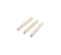 BESTonZON 3piezas Almohada De Guitarra Eléctrica Cejuela De Hueso Para Guitarra Ranurada Accesorio Para Instrumento Marfil