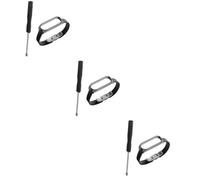 BESTonZON 3piezas Correa De Repuesto Compatible Con Mi Band y Nfc Pulsera De Pu Suave Con Cierre Fácil De Instalar Para Cumpleaños y Fiestas