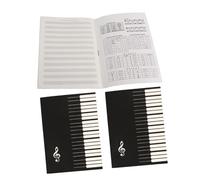 BESTonZON 3piezas Libro De Ejercicios De Música Cuaderno De Pentagrama Para Piano y Guitarra Cuaderno De Notación Musical Para Principiantes De Música y Práctica Musical