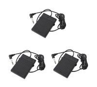 BESTonZON 3piezas Pedal De Sustain Para Teclados Electrónicos Controlador Foot Pedal Duradero Compatible Piano Digital y Sintetizadores Accesorio Musical