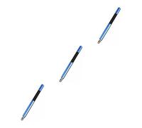 BESTonZON 3piezas Stylus Capacitivo De Punta De Disco y Fibra para Pantallas Táctiles Bolígrafo Preciso para Tablets y Teléfonos Móviles Color Azul Oscuro