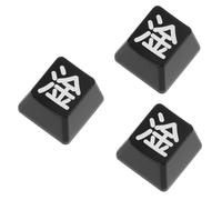 BESTonZON 3piezas Teclado Mecánico Esc Tecla De Reemplazo Diseño Transparente y Patrón Único Accesorio Personalizado para Gamer