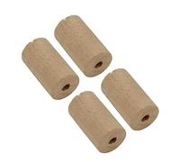 BESTonZON 4 Corchos Naturales Para Piccolo, Tapones Protectores De Instrumento De Viento, Accesorios Para Flauta Piccolo, Color Madera, Juego De 4 Piezas, Ideales Para Músicos y Mantenimiento