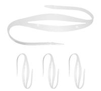 BESTonZON 4 Correas de Repuesto para Máscara de Buceo Correa Ajustable de Silicona Transparente Tamaño S Banda Antideslizante para Gafas de Natación Accesorio para Snorkeling y