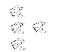 BESTonZON 4 Juegos De Cordal De Puente De Cuerda Para Mandolina Pieza De Mandolina De Metal Cordal De Diseño Elegante Accesorio De Mandolina Cordal De Metal Mejora De Cordal De