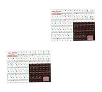 BESTonZON 4 Juegos De Pegatinas De Piano Pegatinas Para Teclado Electrónico Pegatina De Órgano Electrónico Pegatinas Para Teclado De Piano Pegatinas Para Teclas De Piano