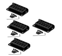 BESTonZON 4 Juegos puente de guitarra accesorios guitarra guitar accessories guitarra accesorios ordenador portstil cordal de puente para guitarra electrica herramientas de luthier Metal