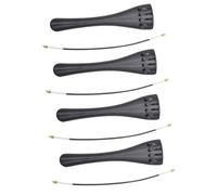 BESTonZON 4 Juegos reemplazo del cordal de violonchelo Accesorios musicales cordal de violonchelo de 4 agujeros cordal de violonchelo duradero instrumentos musicales accesorio de instrumento