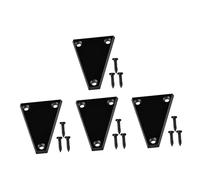 BESTonZON 4 Juegos Tapa Central Cubiertas De Barra De Armadura De Bajo Eléctrico Accesorios De Bajo Cubierta De Barra De Armadura De Guitarra Metal Herramienta De Reparacion