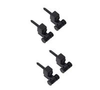 BESTonZON 4 Piezas Accesorios Para Instrumentos Musicales Soporte De Tornillo Guitarras Bajas Guitarra Electrica Accesorios Para Bajo Puente De Rodillos Tuerca Guitarra Metalica