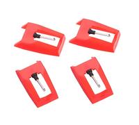 BESTonZON 4 Piezas aguja de fonógrafo agujas circulares aguja tocadiscos agujas de tocadiscos archivo adjunto de fonógrafo lápiz óptico accesorios lápiz de tocadiscos lápiz de fonógrafo