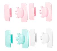 BESTonZON 4 Piezas Bloqueo de Seguridad Anti-pellizco Cerradura de Seguridad para Puerta de Refrigerador para Congelador para Bebés para Refrigerador para Uso Cocina