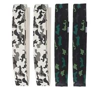 BESTonZON 4 Piezas Cinta Antideslizante para Empuñadura de Raquetas y de Pesca Diseño Accesorio Exterior Absorbente de Sudor Material PU Durable