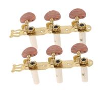 BESTonZON 4 Piezas Clavijero De Guitarra Clavijas De Afinación De Bajo Afinación De Guitarra Eléctrica Teclas De Afinación De Guitarra Clásica Guitarra Acustica Botón Banjo Semicírculo