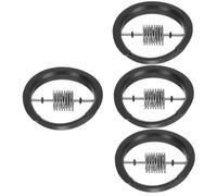 BESTonZON 4 Piezas cubierta del anillo del orificio de sonido guitarra acústica guitarra acustica pantalla de la boca de la guitarra cubierta de la boca de guitarra balada Componente