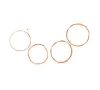 BESTonZON 4 Piezas Cuerdas Cuerdas De Metal Revestimiento De Aleación Para Reparación Accesorios Kit Uso Músicos