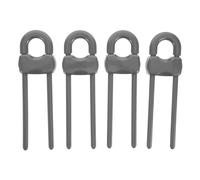 BESTonZON 4 Piezas de Cerraduras de Seguridad para Armarios y Refrigeradores, Ajustables, de Plástico Resistente Mecanismo Fuerte y Operación Fácil para Protección Infantil