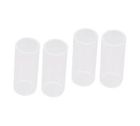 BESTonZON 4 Piezas diapositiva de guitarra estándar tobogán de latón cuello de botella de vidrio de guitarra instrumentos musicales organos musicales bajo guitarras guitarra eléctrica bruce