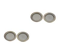 BESTonZON 4 Piezas Duobaoqin Cubierta De Red Rejilla Cubiertas De Agujeros De Sonido De Metal Para Guitarra Guitarra Acústica Cubiertas De Agujeros De Sonido Pantallas De