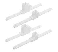 BESTonZON 4 Piezas Elevador de Barandilla de Cama Conector de Riel para Marco de Cama Herrajes Resistentes Conector de Postes para Conversión de Dormitorio